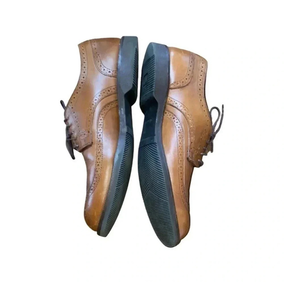 Allen Edmonds Road Warrier Wingtip Derby Brown Leather Shoes Size 9.5 B main image 6